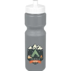 Sport Bottle with Push Pull Lid - 28 oz - Colors - Full Color
