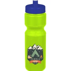 Sport Bottle with Push Pull Lid - 28 oz - Colors - Full Color