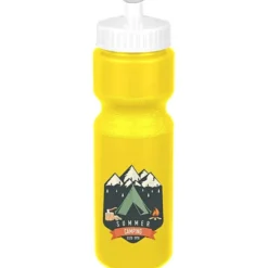 Sport Bottle with Push Pull Lid - 28 oz - Colors - Full Color