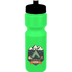 Sport Bottle with Push Pull Lid - 28 oz - Colors - Full Color