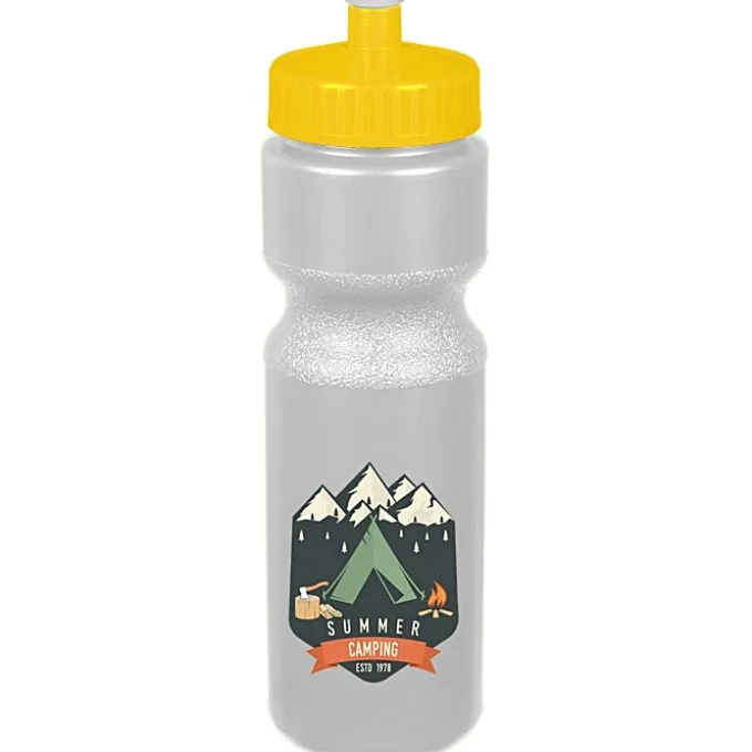 Sport Bottle with Push Pull Lid - 28 oz - Colors - Full Color
