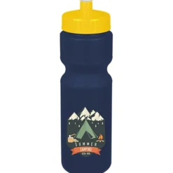 Sport Bottle with Push Pull Lid - 28 oz - Colors - Full Color
