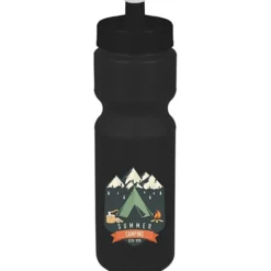 Sport Bottle with Push Pull Lid - 28 oz - Colors - Full Color