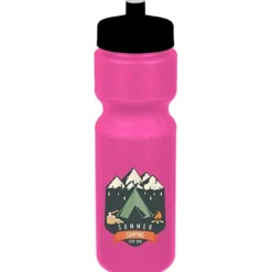 Sport Bottle with Push Pull Lid - 28 oz - Colors - Full Color