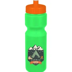 Sport Bottle with Push Pull Lid - 28 oz - Colors - Full Color