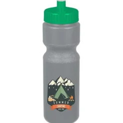 Sport Bottle with Push Pull Lid - 28 oz - Colors - Full Color