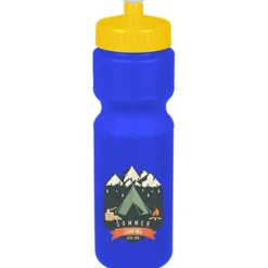 Sport Bottle with Push Pull Lid - 28 oz - Colors - Full Color