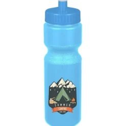 Sport Bottle with Push Pull Lid - 28 oz - Colors - Full Color