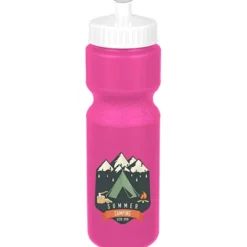 Sport Bottle with Push Pull Lid - 28 oz - Colors - Full Color