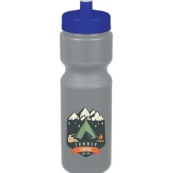 Sport Bottle with Push Pull Lid - 28 oz - Colors - Full Color