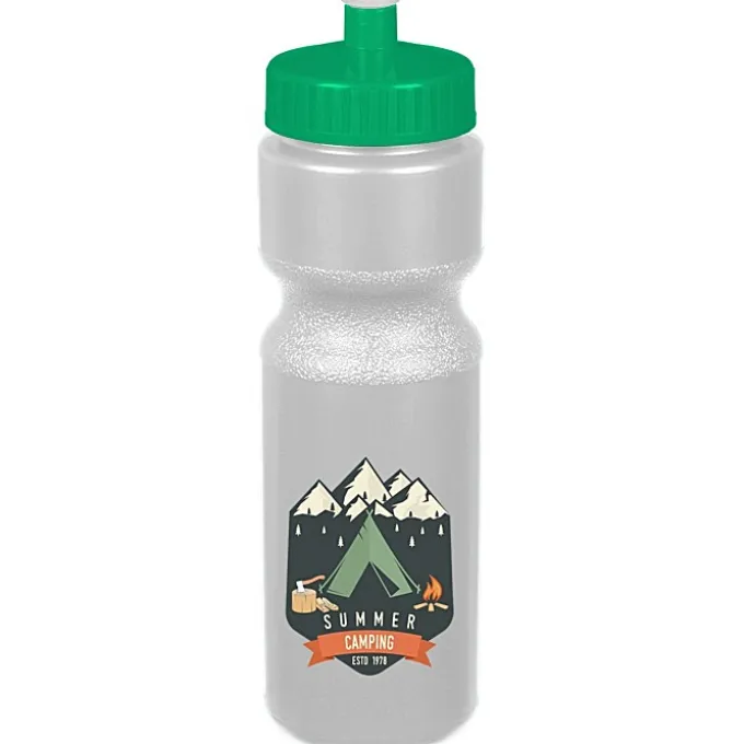 Sport Bottle with Push Pull Lid - 28 oz - Colors - Full Color