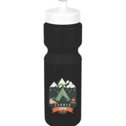 Sport Bottle with Push Pull Lid - 28 oz - Colors - Full Color