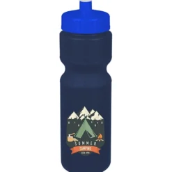 Sport Bottle with Push Pull Lid - 28 oz - Colors - Full Color