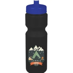 Sport Bottle with Push Pull Lid - 28 oz - Colors - Full Color