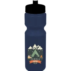 Sport Bottle with Push Pull Lid - 28 oz - Colors - Full Color