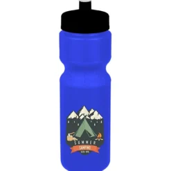 Sport Bottle with Push Pull Lid - 28 oz - Colors - Full Color