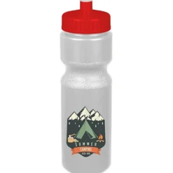 Sport Bottle with Push Pull Lid - 28 oz - Colors - Full Color