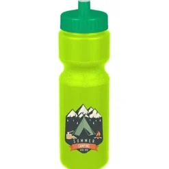 Sport Bottle with Push Pull Lid - 28 oz - Colors - Full Color