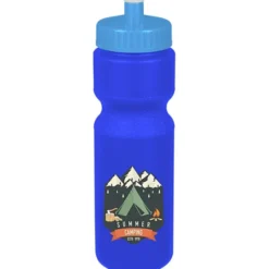 Sport Bottle with Push Pull Lid - 28 oz - Colors - Full Color