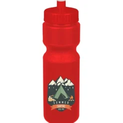 Sport Bottle with Push Pull Lid - 28 oz - Colors - Full Color