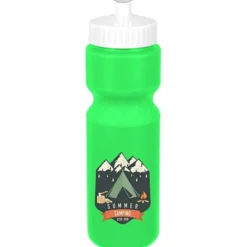 Sport Bottle with Push Pull Lid - 28 oz - Colors - Full Color