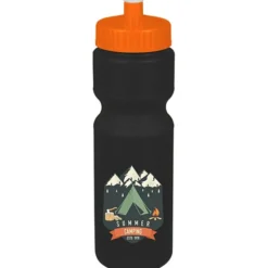 Sport Bottle with Push Pull Lid - 28 oz - Colors - Full Color