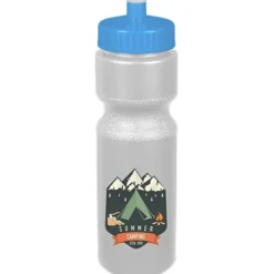 Sport Bottle with Push Pull Lid - 28 oz - Colors - Full Color