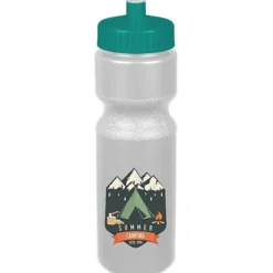 Sport Bottle with Push Pull Lid - 28 oz - Colors - Full Color