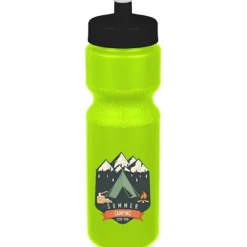Sport Bottle with Push Pull Lid - 28 oz - Colors - Full Color