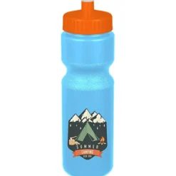 Sport Bottle with Push Pull Lid - 28 oz - Colors - Full Color