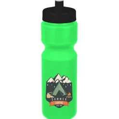 Sport Bottle with Push Pull Lid - 28 oz - Colors - Full Color