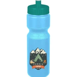 Sport Bottle with Push Pull Lid - 28 oz - Colors - Full Color