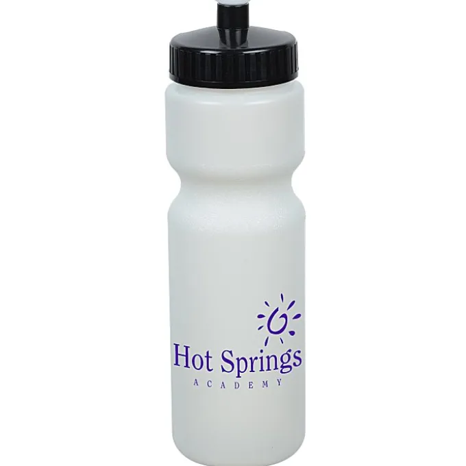 Sport Bottle with Push Pull Lid - 28 oz - Glow in Dark