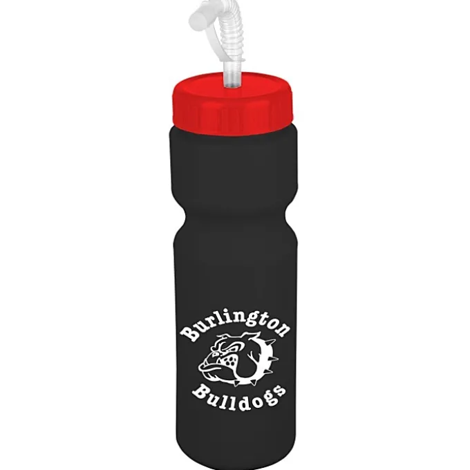 Sport Bottle with Straw Lid - 28 oz - Colors