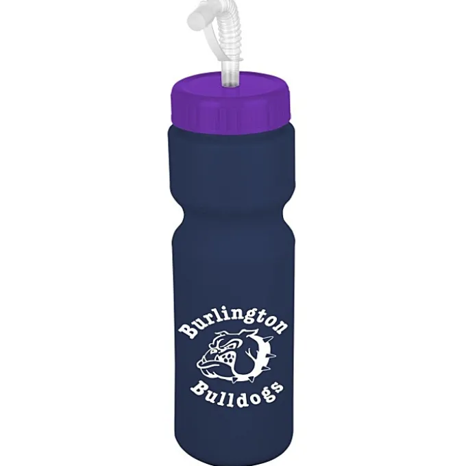 Sport Bottle with Straw Lid - 28 oz - Colors