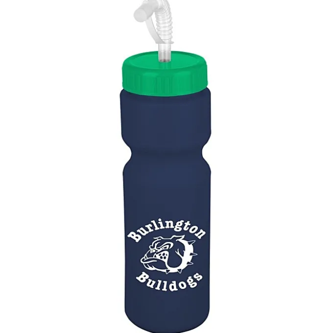 Sport Bottle with Straw Lid - 28 oz - Colors