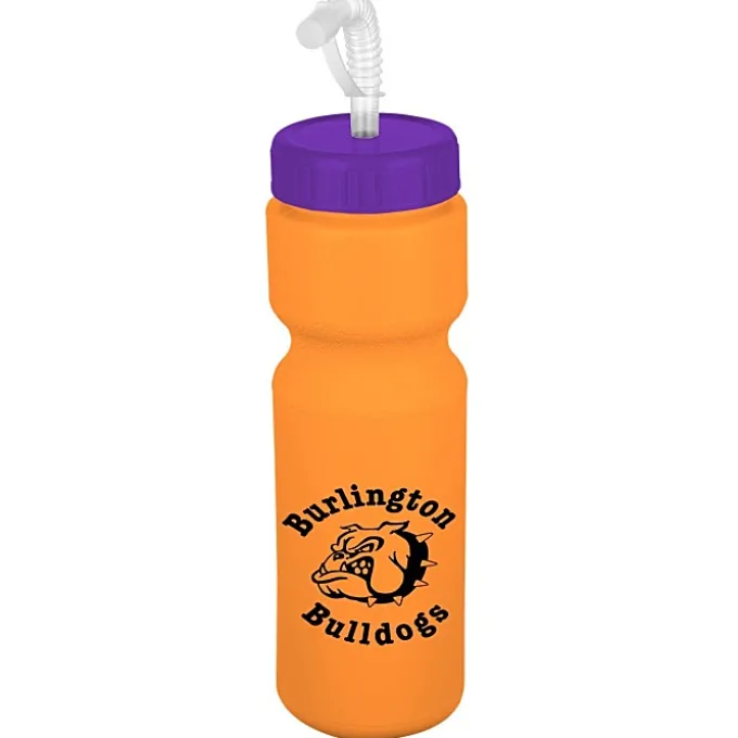 Sport Bottle with Straw Lid - 28 oz - Colors