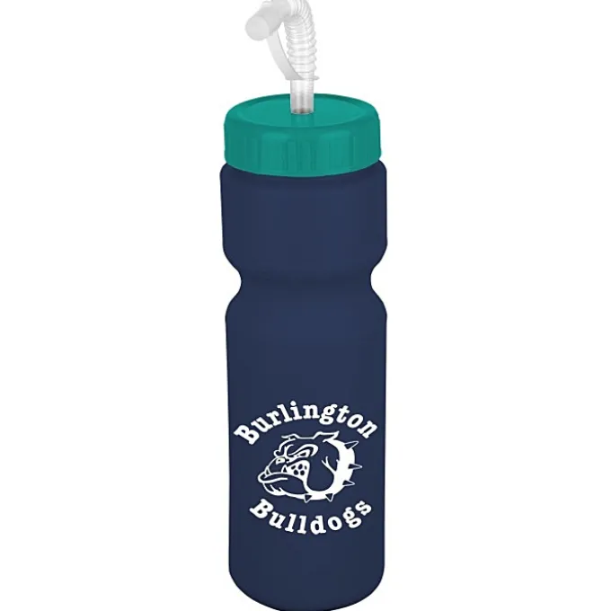 Sport Bottle with Straw Lid - 28 oz - Colors