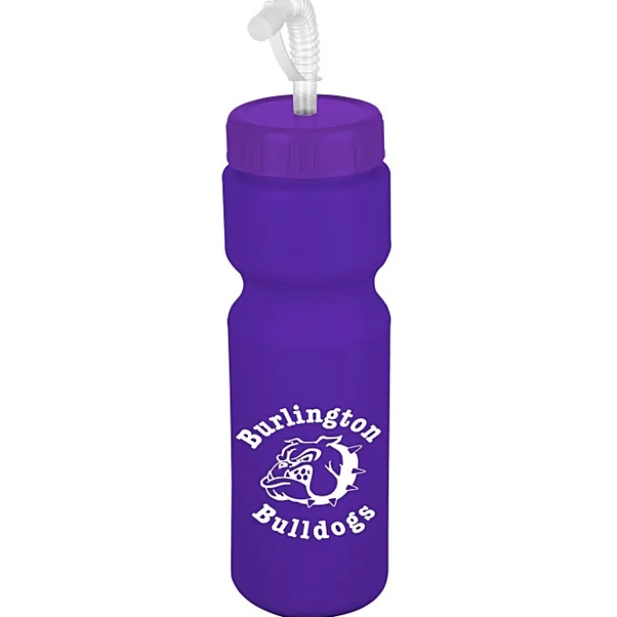 Sport Bottle with Straw Lid - 28 oz - Colors