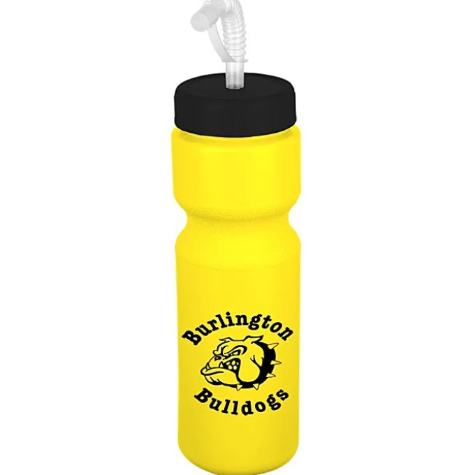 Sport Bottle with Straw Lid - 28 oz - Colors