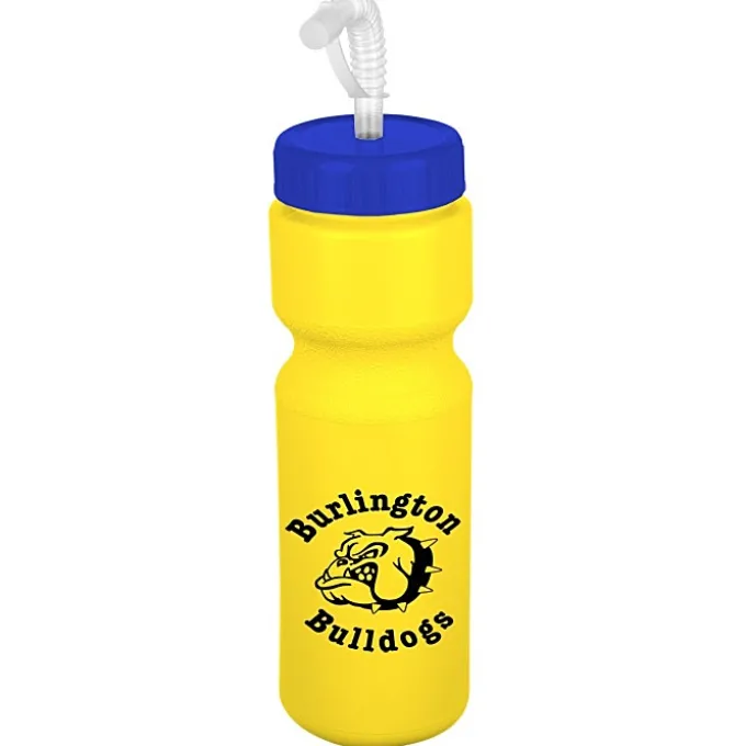 Sport Bottle with Straw Lid - 28 oz - Colors
