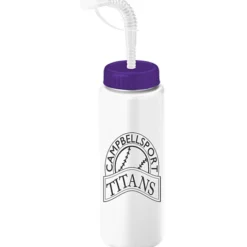 Sport Bottle with Straw Lid - 32 oz