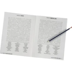 Sports Puzzle Book & Pencil Set