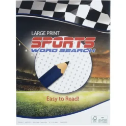 Sports Puzzle Book & Pencil Set