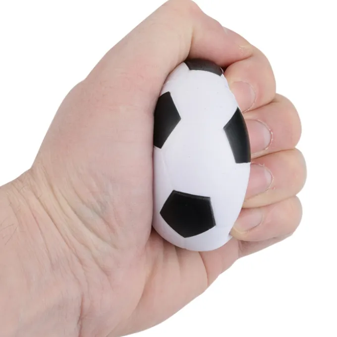 Sports Squishy Stress Reliever - Soccer Ball - 24 hr