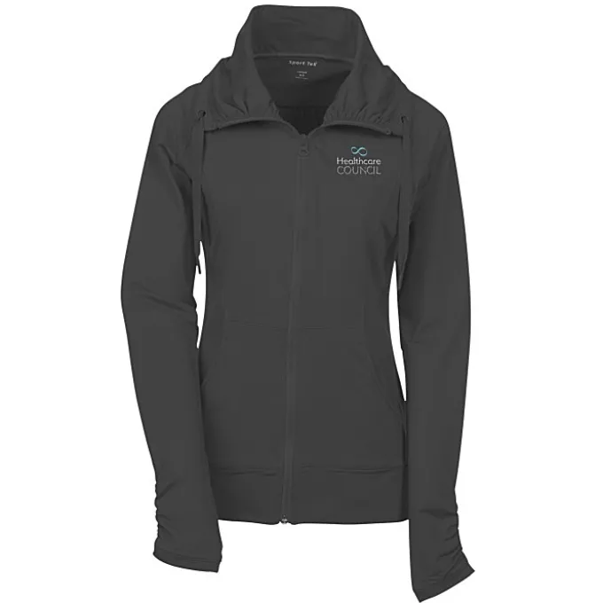 Sport-Wick Stretch Full-Zip Jacket - Ladies' - Embroidered - 24 hr