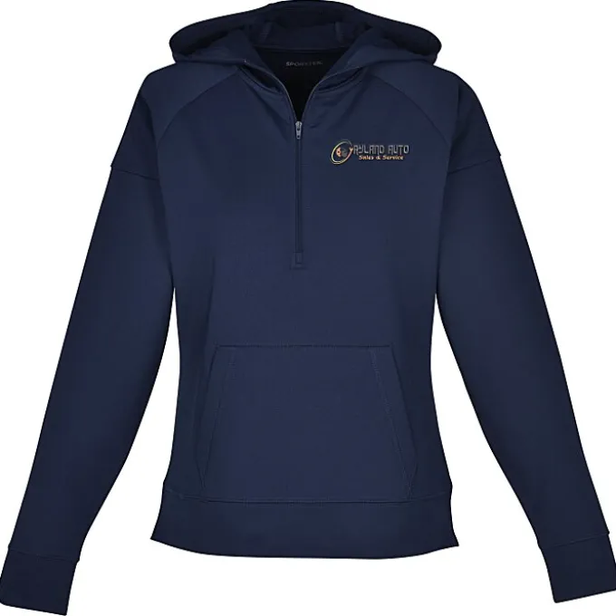 Sport-Wick Stretch 1/2-Zip Hooded Pullover - Ladies'