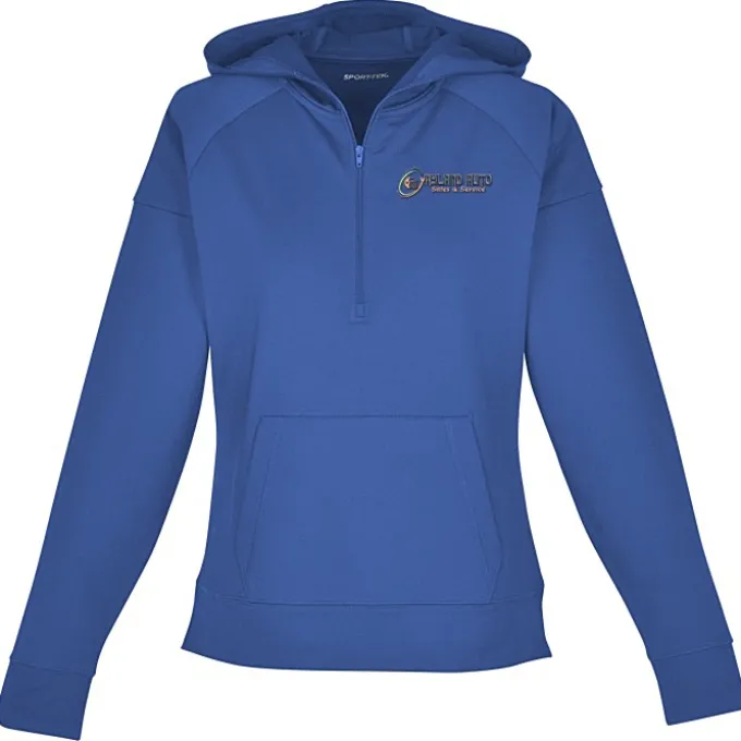 Sport-Wick Stretch 1/2-Zip Hooded Pullover - Ladies'