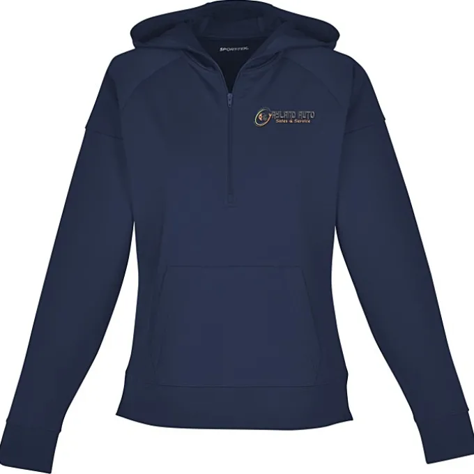 Sport-Wick Stretch 1/2-Zip Hooded Pullover - Ladies'