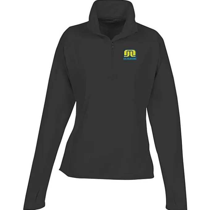 Sport-Wick Stretch 1/2-Zip Pullover - Ladies' - Embroidered - 24 hr